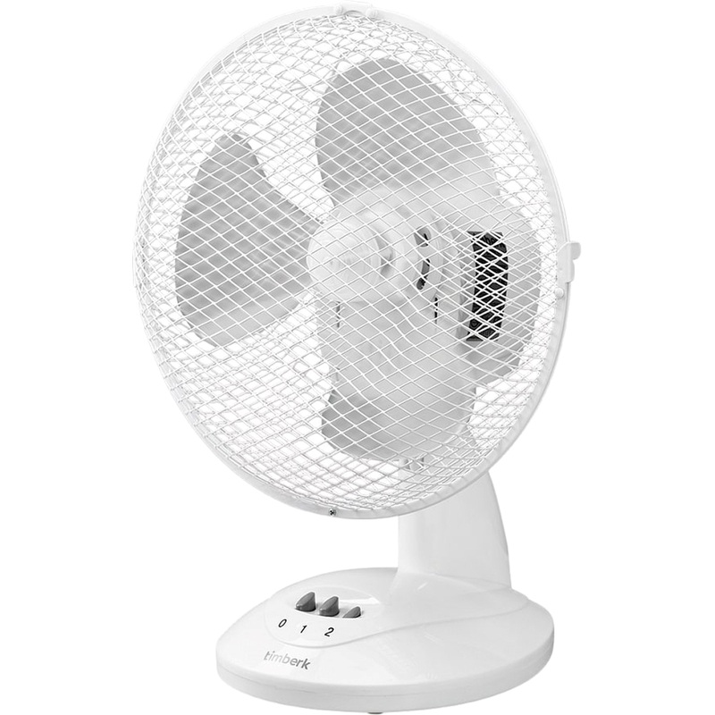 Изображение товара Настольный вентилятор Timberk T-DF901 белый с регулировкой наклона и поворота