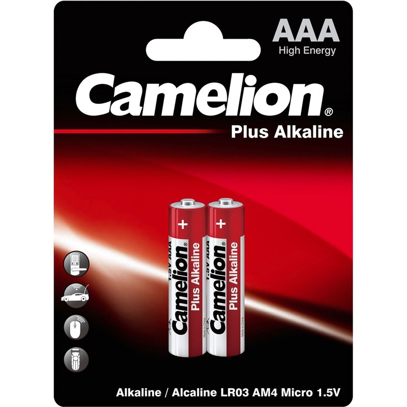 Изображение товара Батарейки ААА Camelion Plus Alkaline 2 шт мизинчиковые высокое качество
