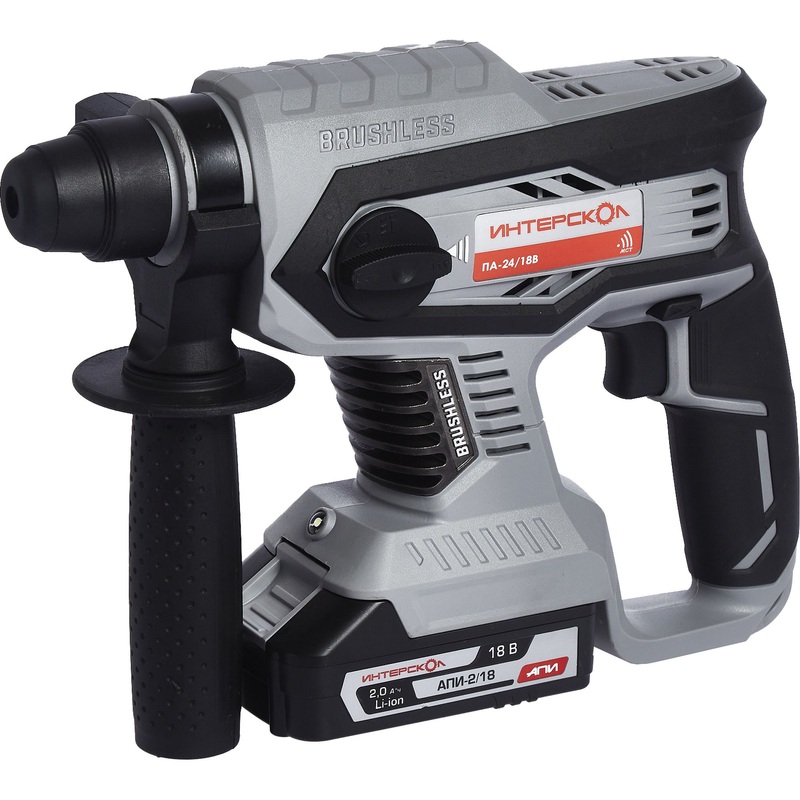 Изображение товара Профессиональный аккумуляторный перфоратор Интерскол ПА-24/18В 3 режима Bosch