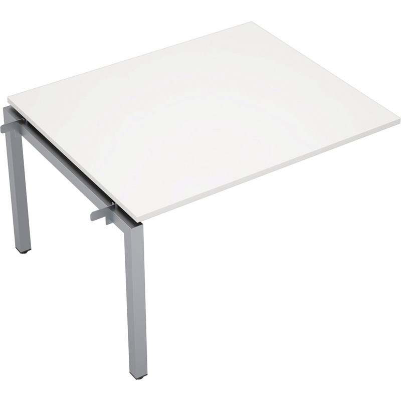 Изображение товара Элемент стола для переговоров Avance 6МПС 502 белый металлокаркас 1200x1000 мм