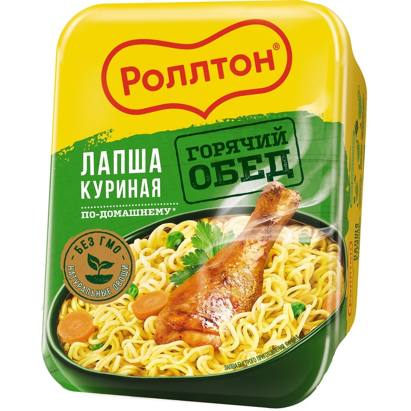 Изображение товара Лапша Роллтон по-домашнему с курицей 24 шт по 90 г