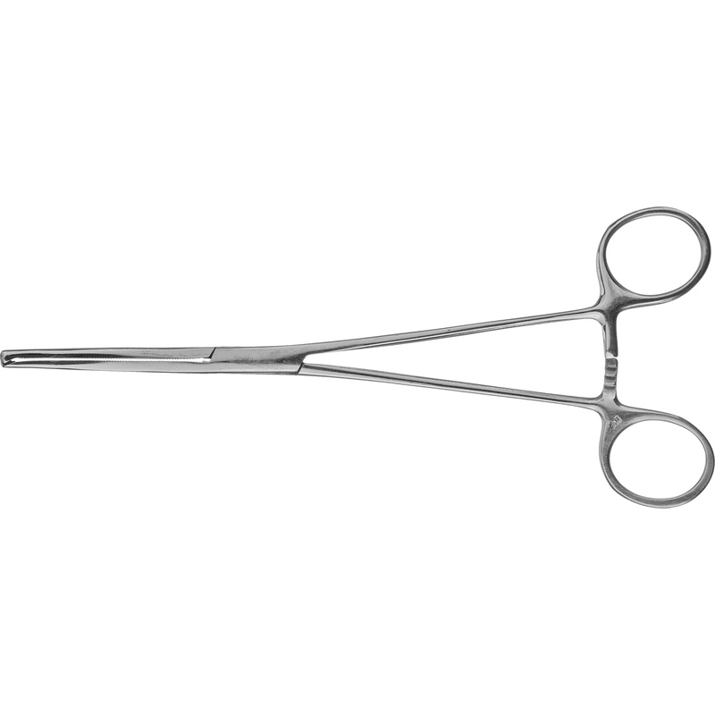 Изображение товара Зажим кровоостанавливающий Ворсма зубчатый изогнутый № 3 198 мм