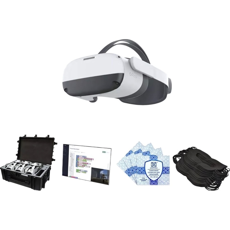 Изображение товара Мобильный VR класс Neo 3 Pro для ПК с тройными шлемами и лицензиями