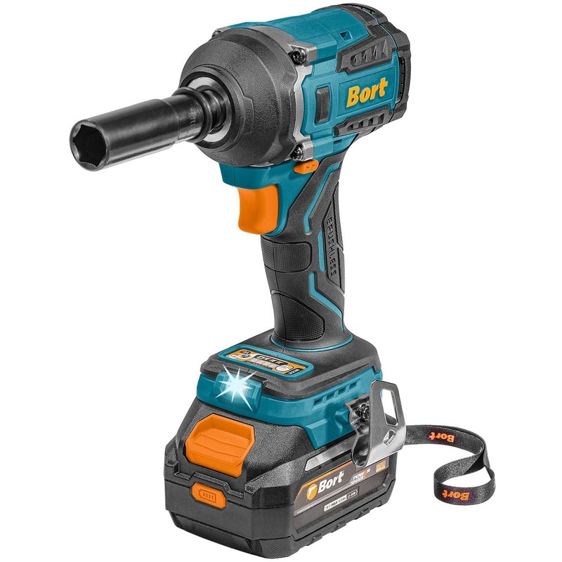 Изображение товара Гайковерт аккумуляторный Bort BSR-21U 18 В с максимальным моментом 800 Нм