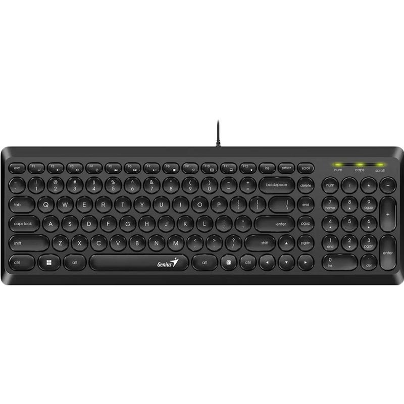 Изображение товара Клавиатура проводная Genius SlimStar Q200 - черная