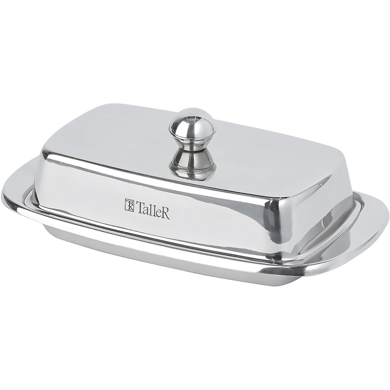 Изображение товара Масленка TalleR из нержавеющей стали 250 мл зеркальная полировка