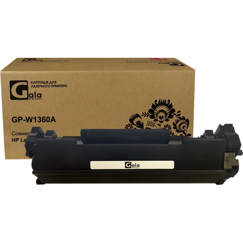 Изображение товара Тонер-картридж GalaPrint 136A GP-W1360A для HP чёрный совместимый