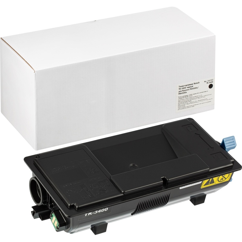 Изображение товара Тонер-картридж Retech TK-3400 для Kyocera чёрный совместимый