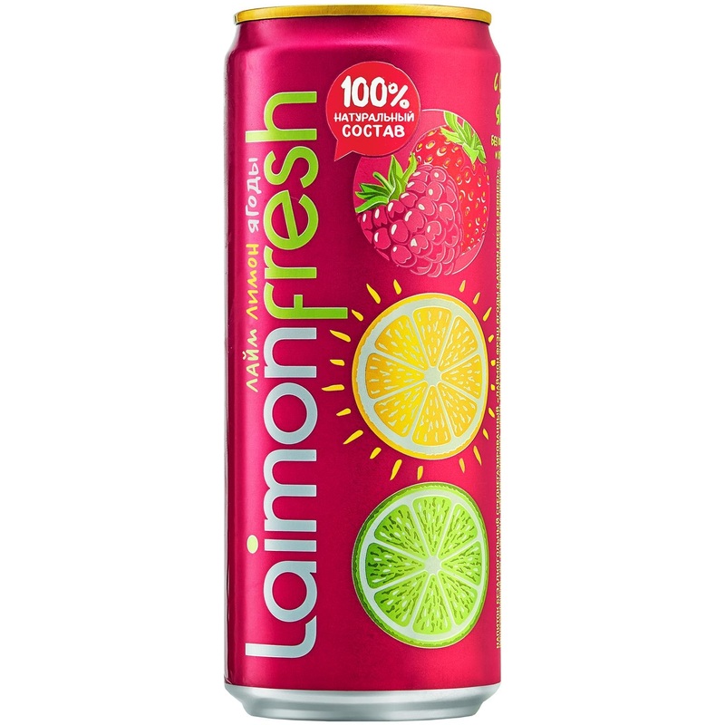Изображение товара Laimon Fresh Berries 0.33 л безалкогольный натуральный напиток с ягодами