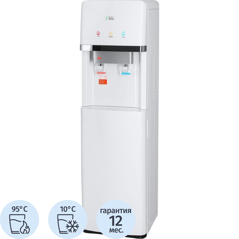 Изображение товара Кулер для воды Ecotronic A6-LXE белый (нагрев и охлаждение)