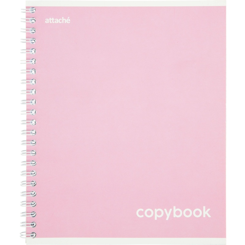 Изображение товара Тетрадь общая Attache Акварель A5 80 листов в клетку на спирали розовая