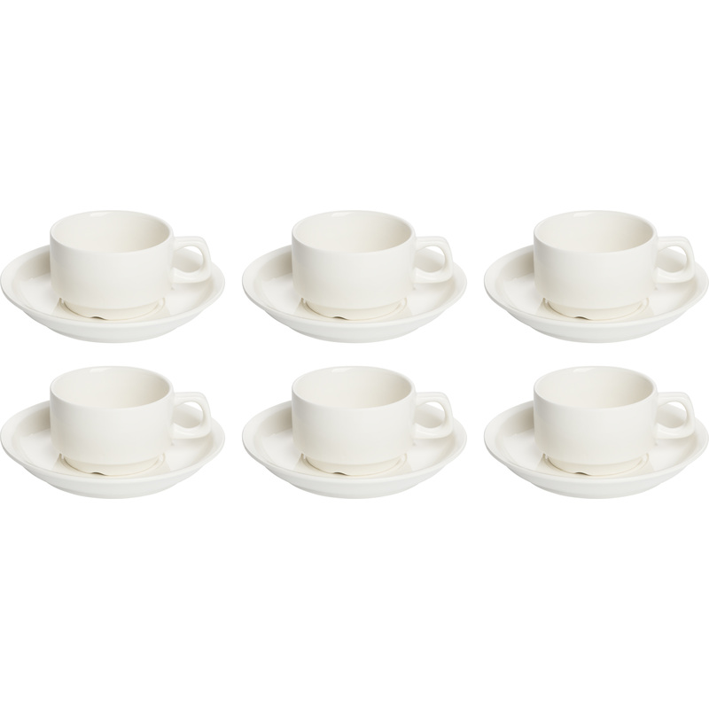 Изображение товара Чайная пара Kaylas фарфоровая 230 мл на 6 штук