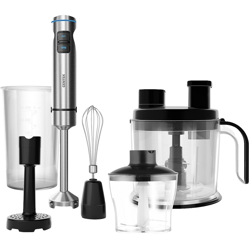 Изображение товара Погружной блендер Centek CT-1317 мощность 1500Вт 15 скоростей измельчитель венчики