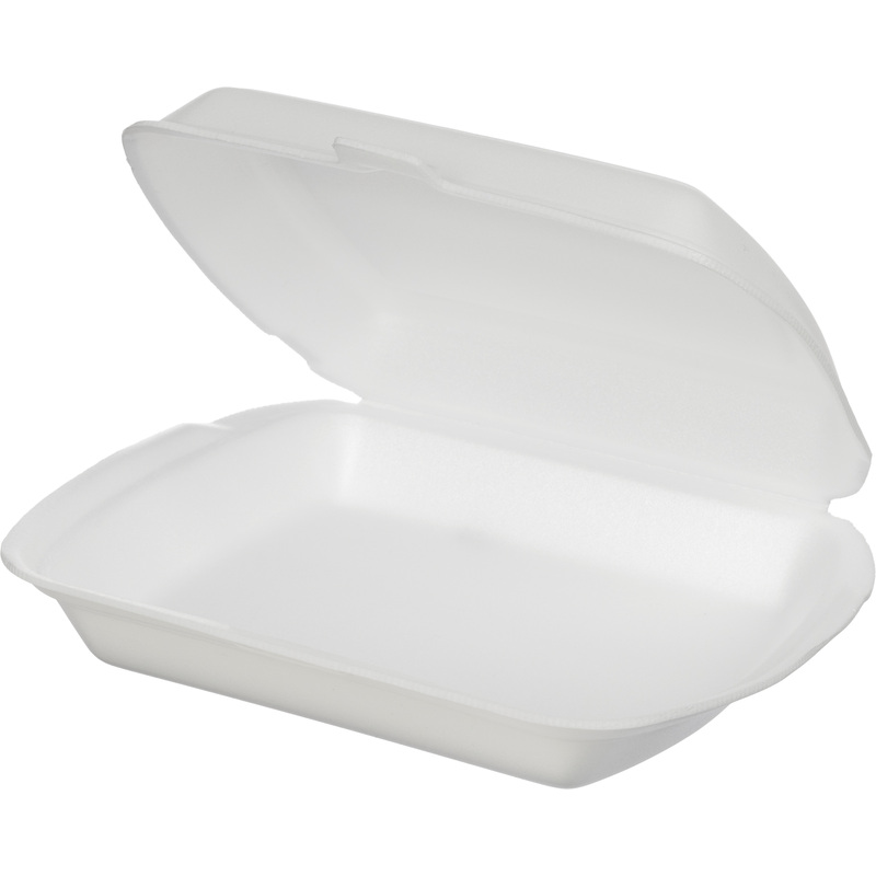 Изображение товара Одноразовый ланч-бокс Протэк LBE-1 249х207х61 мм белый упаковка 100 шт