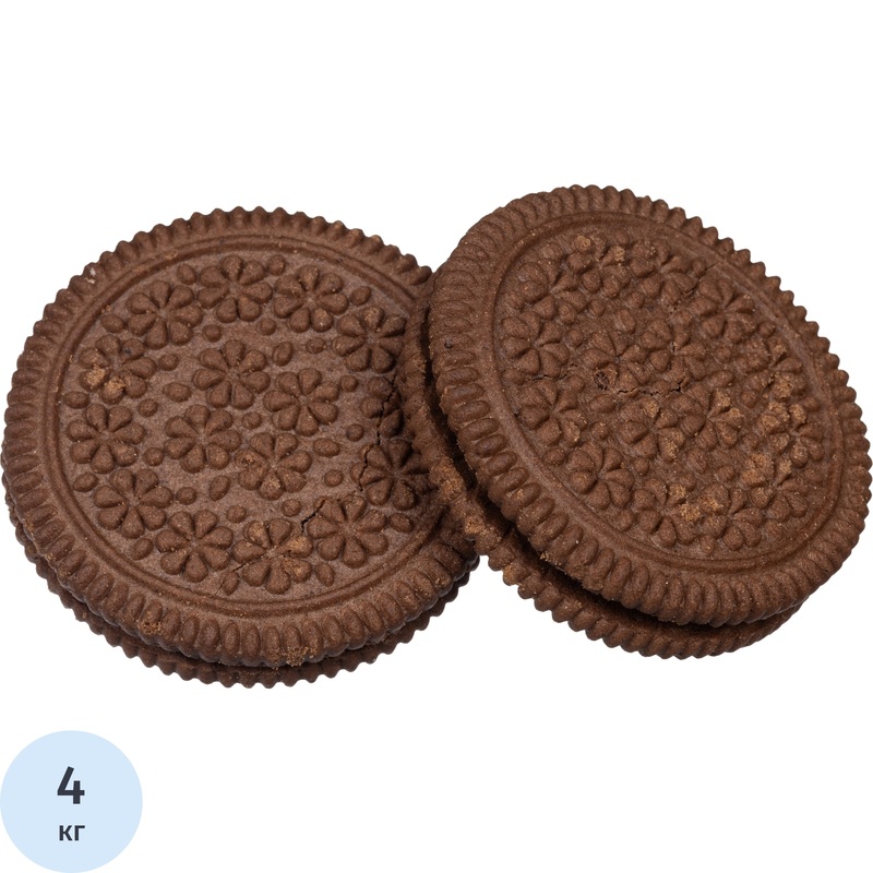Изображение товара Печенье сахарное Яшкино с шоколадно-сливочным вкусом 4 кг