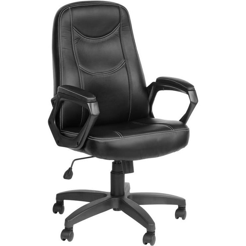 Изображение товара Кресло руководителя РК184 черное экокожа пласик