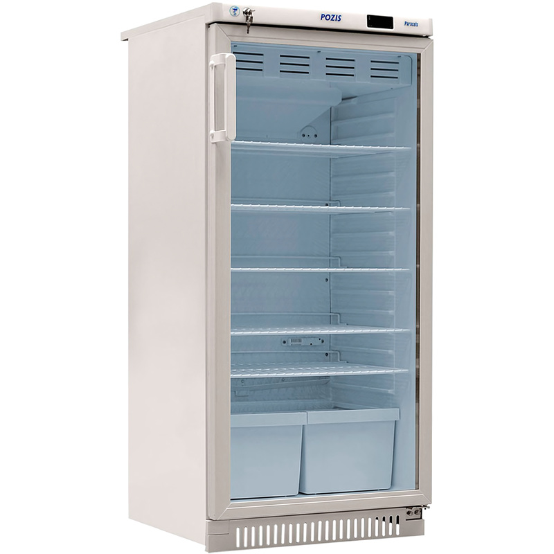 Изображение товара Фармацевтический холодильник Pozis ХФ-250-3 со стеклянной дверью 250 л
