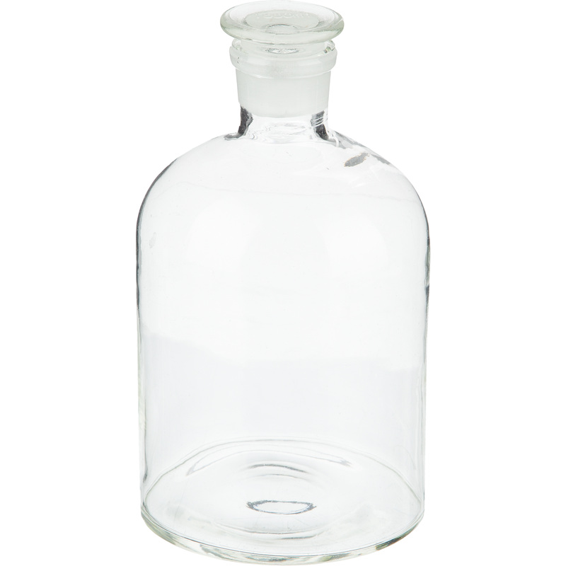 Изображение товара Стеклянная склянка с пробкой 1 литр для хранения химикатов
