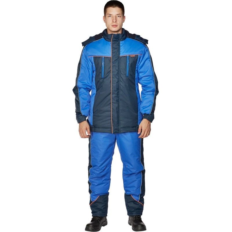 Изображение товара Зимняя рабочая мужская куртка Nайтстар Алькор синяя утепленная мембрана Lokker