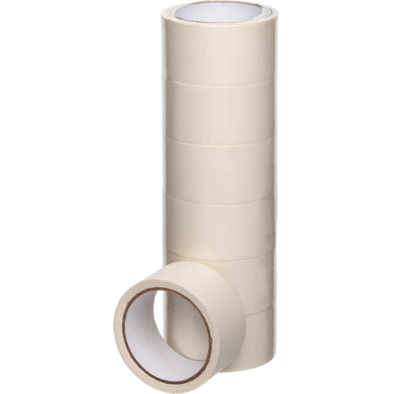 Изображение товара Клейкая малярная лента белая 48 мм x 19 м, 6 шт, Россия