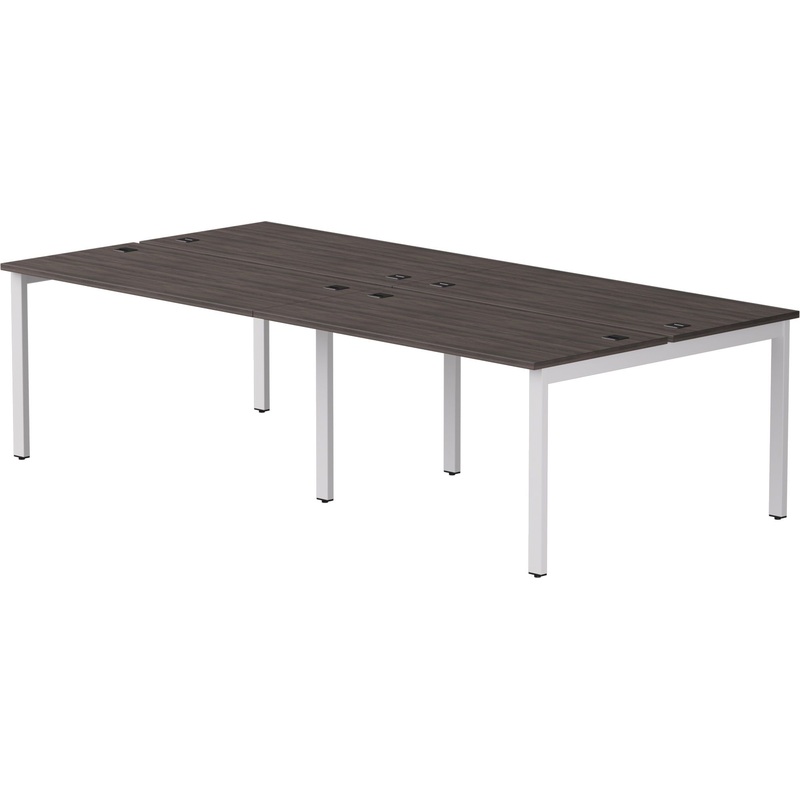 Изображение товара Рабочая станция EVO 254S119DK9003 4 рабочие места дуб пасадена белый офисное объединение