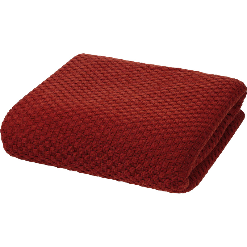 Изображение товара Плед акриловый 110x160 см коричневый Teplo Sheerness для дома комфорт и стиль