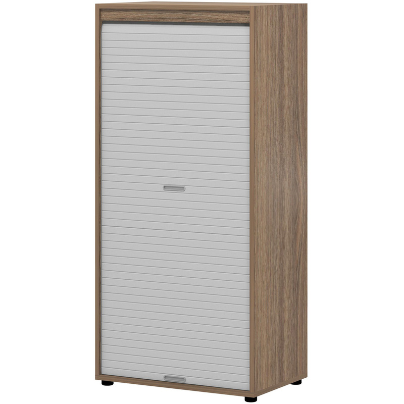 Изображение товара Шкаф тумба Ринг КМ 540 дуб шамони темный/серый 600х380х1183 мм