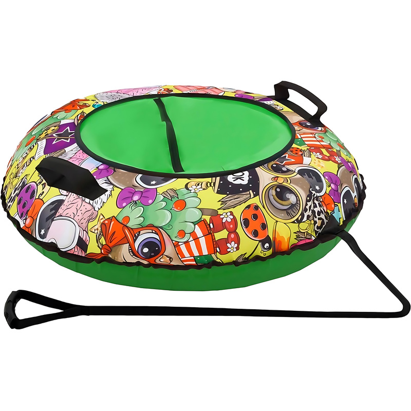 Изображение товара Зимний тюбинг ТяниТолкай Oxford диаметр 73 см разноцветный для катания с горок