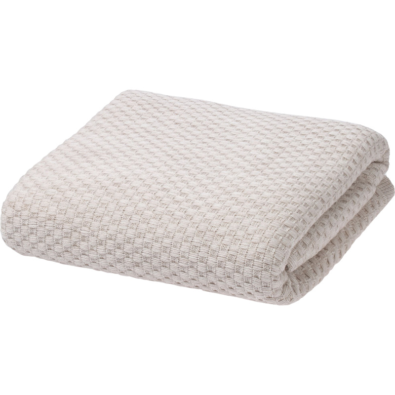 Изображение товара Плед Teplo Sheerness акрил 110x160 см льняной для дома, уютный, стильный