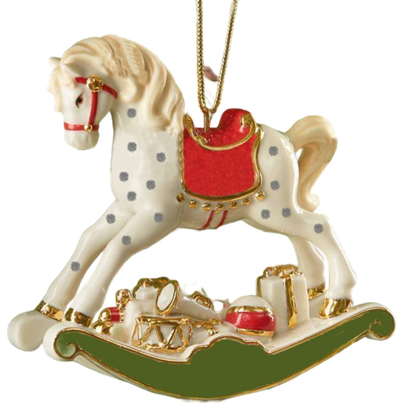 Изображение товара Ёлочная игрушка Миленд Лошадка полирезина высота 8 см