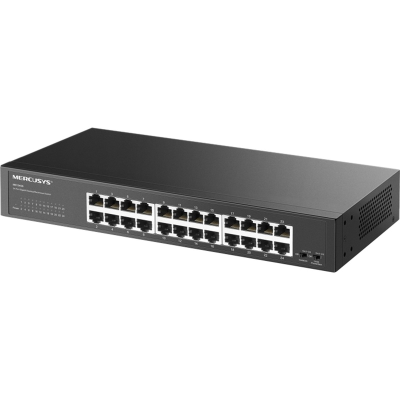 Изображение товара Коммутатор Mercusys MS124GS 24 порта с высокой пропускной способностью