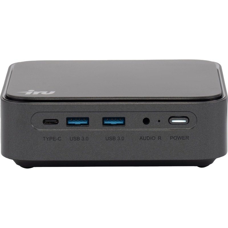 Изображение товара Неттоп IRU 310TLCN с 8 ГБ ОЗУ и SSD 256 ГБ, Windows 11 Pro, чёрный