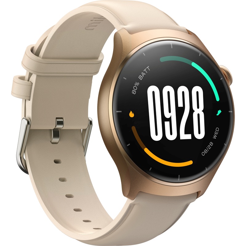 Изображение товара [Смарт-часы] Mibro Lite3 [XPAW020RG] Бежевый ремешок, золотистый корпус