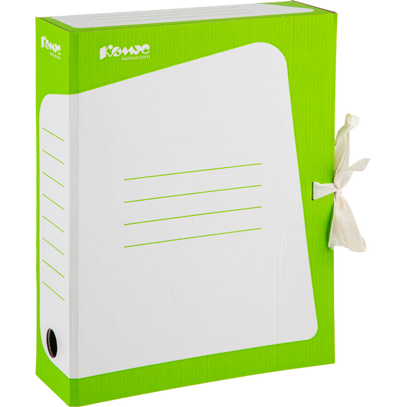 Изображение товара Архивная папка Комус на 2-х завязках для документов формата А4