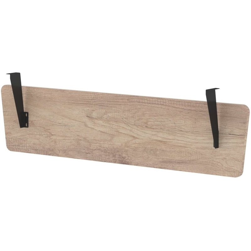 Изображение товара Панель лицевая JAY JDST для стола (дуб каньон/антрацит, 1300х18х300 мм)