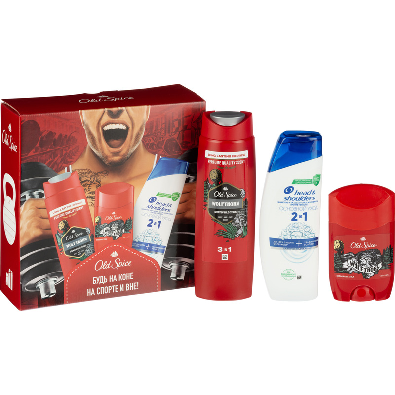 Изображение товара Подарочный набор косметики для мужчин Old Spice с гелем и дезодорантом