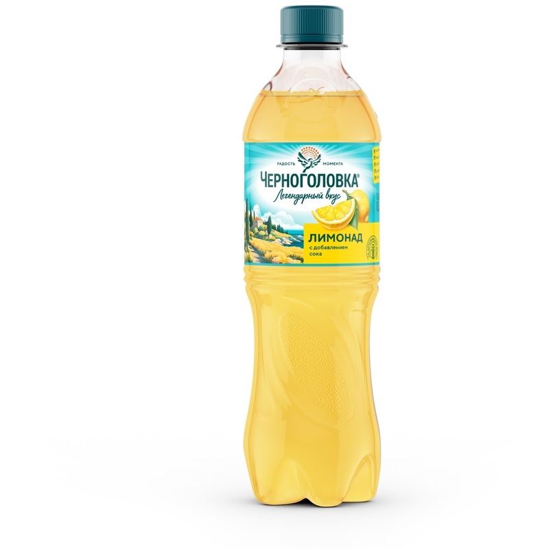 Изображение товара Лимонад Черноголовка 0.5 л - Сильногазированный Напиток