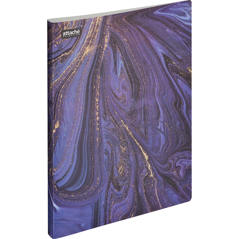 Изображение товара Папка с зажимом Attache Selection Fluid А4+ фиолетовая 120 листов