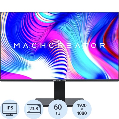 Уценка. Монитор 23.8 Machcreator MK23FLS1RU. уц_тех – купить по выгодной цене в интернет-магазине | 2370953