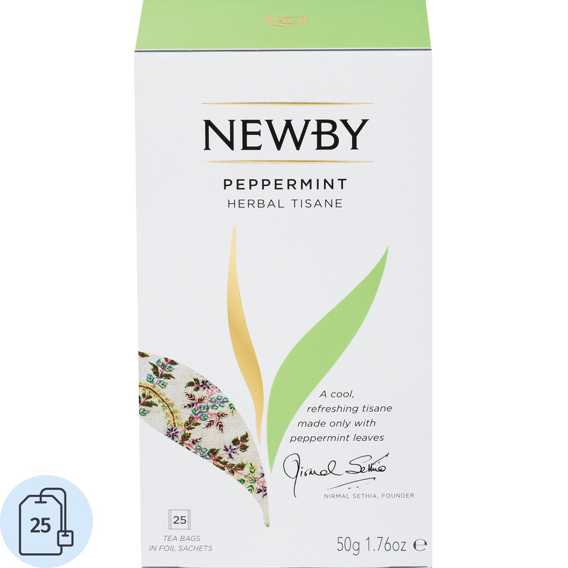 Изображение товара Чай травяной Newby Peppermint 25 пакетиков