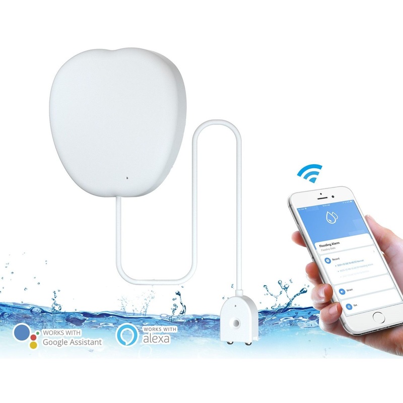 Изображение товара Беспроводной датчик протечки воды MOES WiFi Water Leakage Detector белый