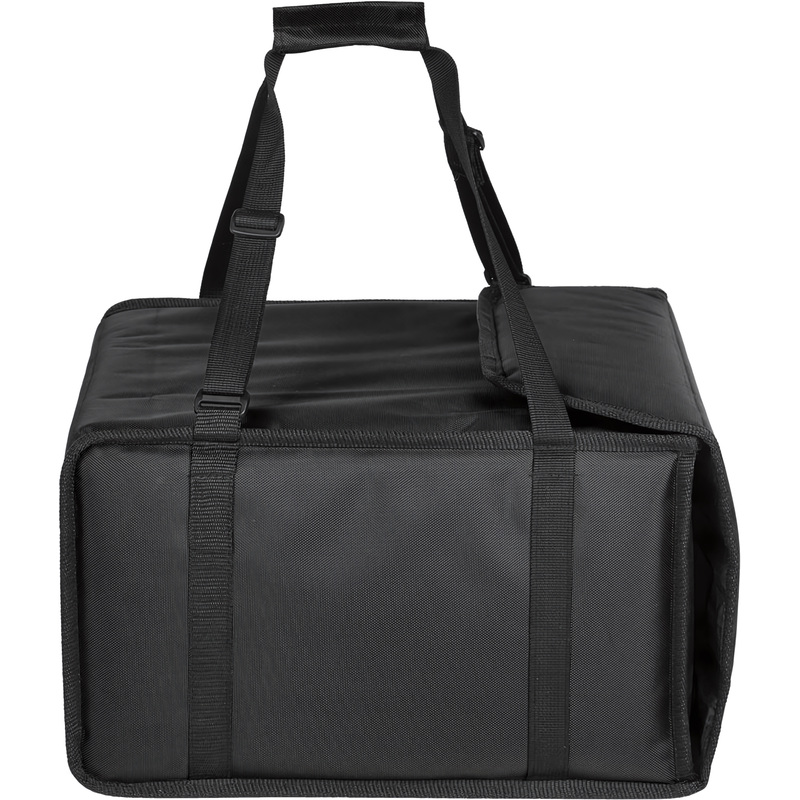 Изображение товара Термосумка для пиццы оксфорд черная 36х36х25 см