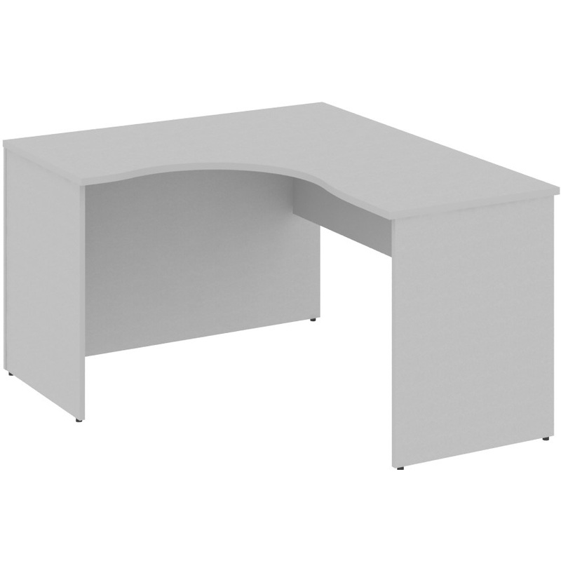 Изображение товара Стол угловой Riva А.СА-3 Л левый (серый, 1400х1200х750 мм)