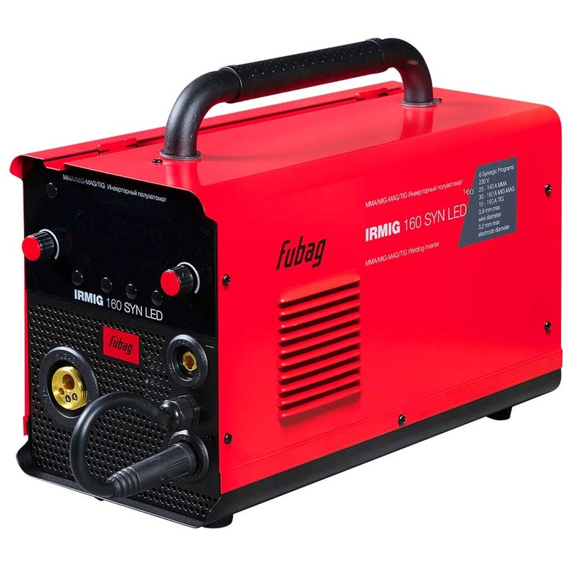 Изображение товара Сварочный инвертор Fubag IRMIG 160SYN LED профессиональный MMA MIG MAG TIG