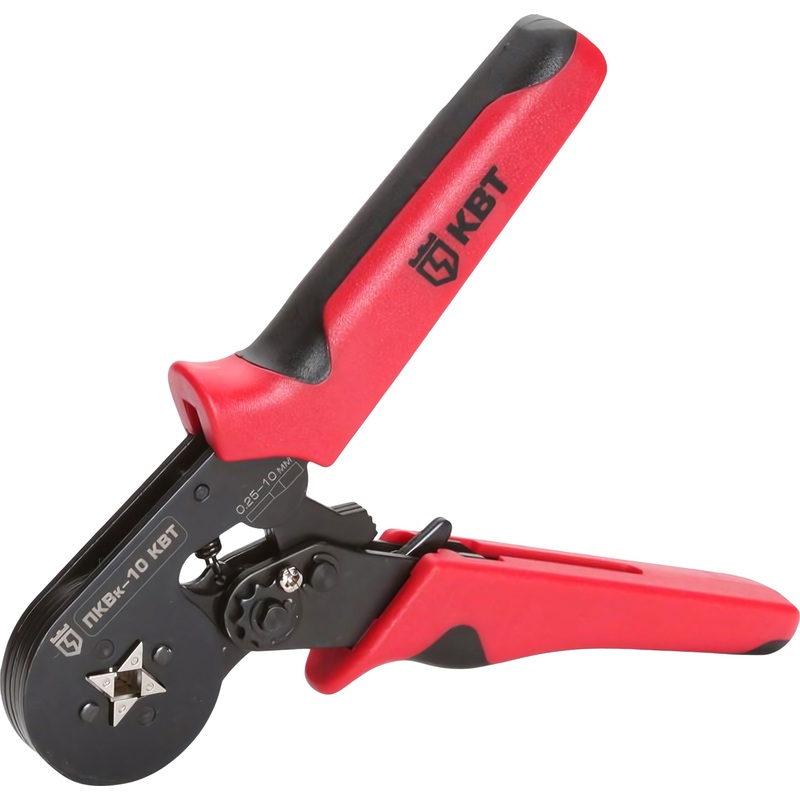Изображение товара Пресс-клещи КВТ Профи ПКВк-10 для опрессовки втулочных наконечников