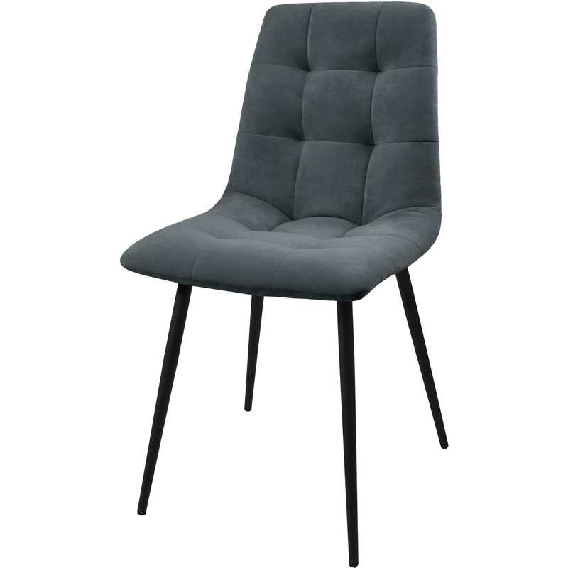 Изображение товара Стул обеденный Риполи серый (ткань, металл)