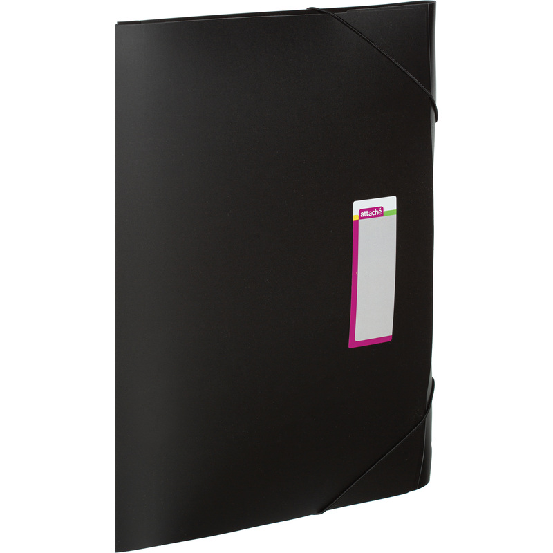 Изображение товара Папка-короб Attache А3 30 мм пластиковая черная до 300 листов
