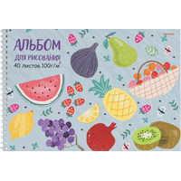 Альбом для рисования Проф-пресс Летнее Застолье А4 40 листов