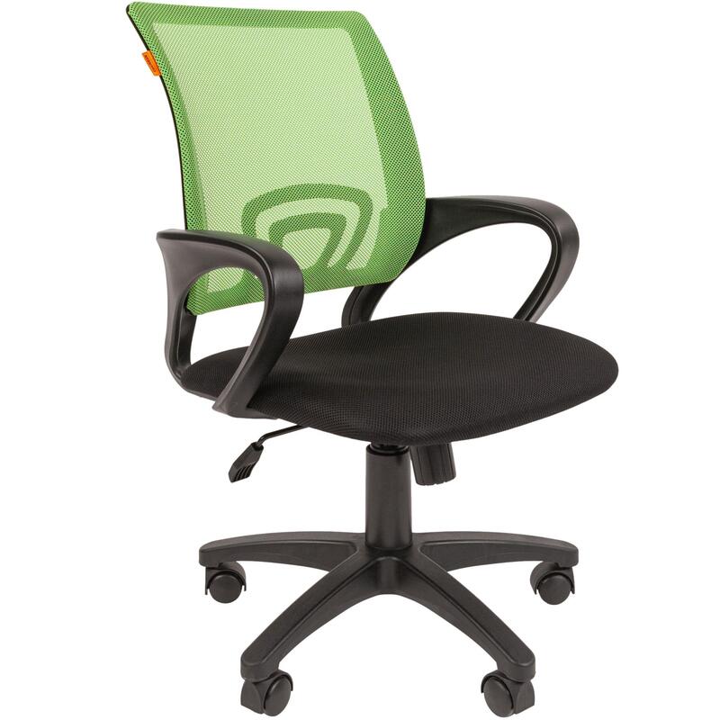 Изображение товара Офисное кресло Chairman 696 светло-зеленое/черное с механизмом Top Gun и регулировкой высоты