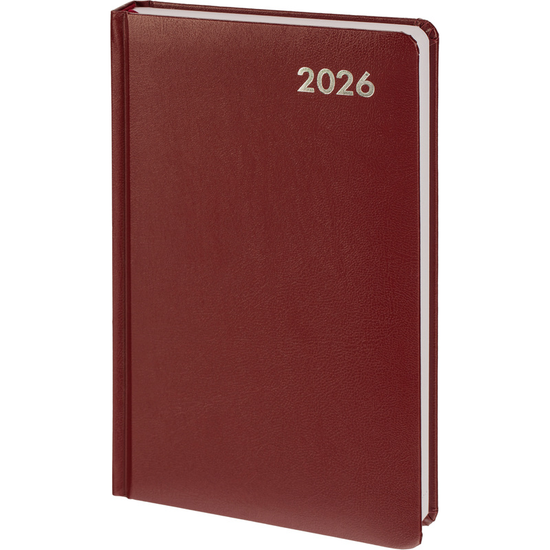 Изображение товара Ежедневник датированный 2026 год Attache балакрон А5 168 листов бордовый
